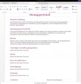 Klassisches Besprechungsprotokoll