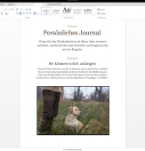 Persönliches Journal