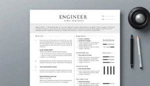 Lebenslauf Audio-Engineer Word Vorlage hier kostenlos downloaden